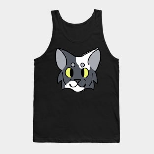 Gray Spotted Cat Tank Top